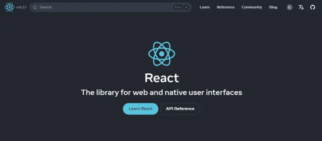 React