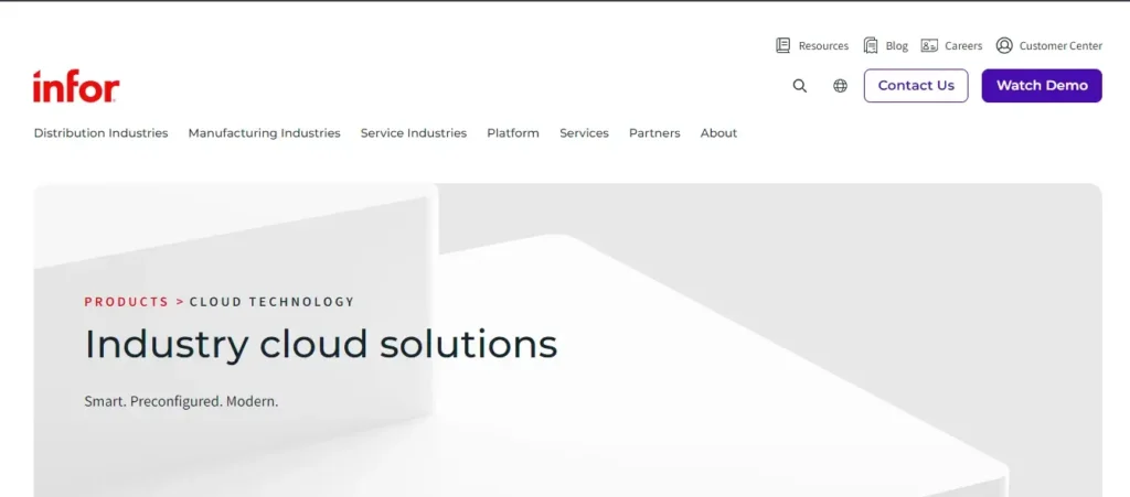 Infor CloudSuite